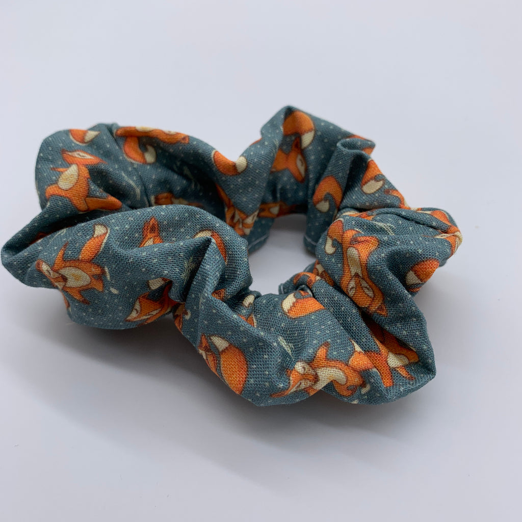 Yoga Foxes Scrunchie - Fox Scrunchies - Yoga Scrunchie