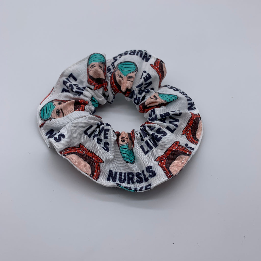 Nurses Save Lives Scrunchie - Nurse Scrunchies