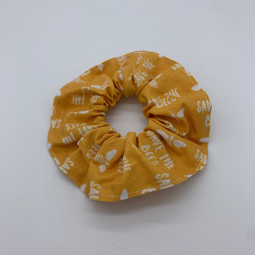 Save The Bees Scrunchie - Bumble Bee Scrunchie