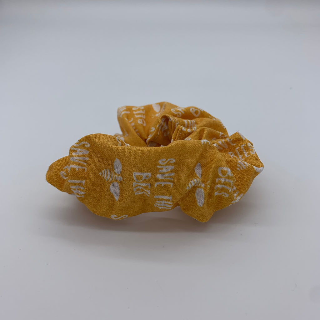 Save The Bees Scrunchie - Bumble Bee Scrunchie