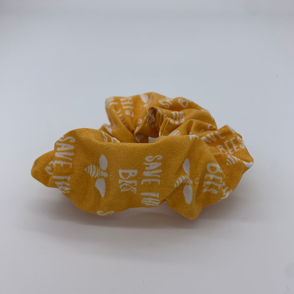 Save The Bees Scrunchie - Bumble Bee Scrunchie