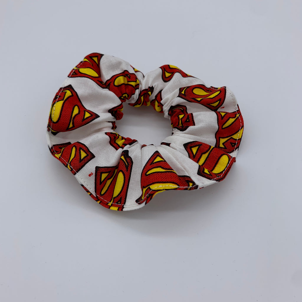 Superman Scrunchie - Clark Kent Scrunchie