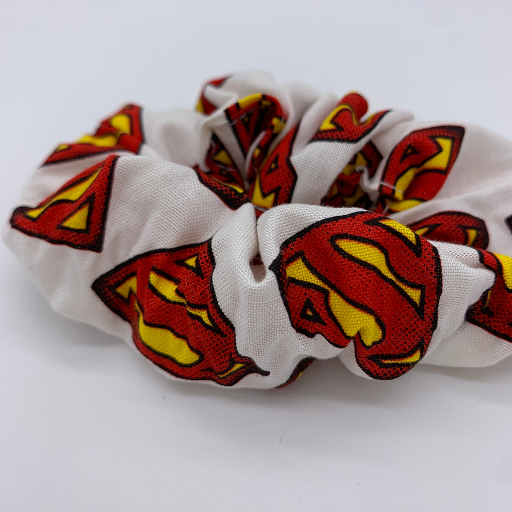 Superman Scrunchie - Clark Kent Scrunchie