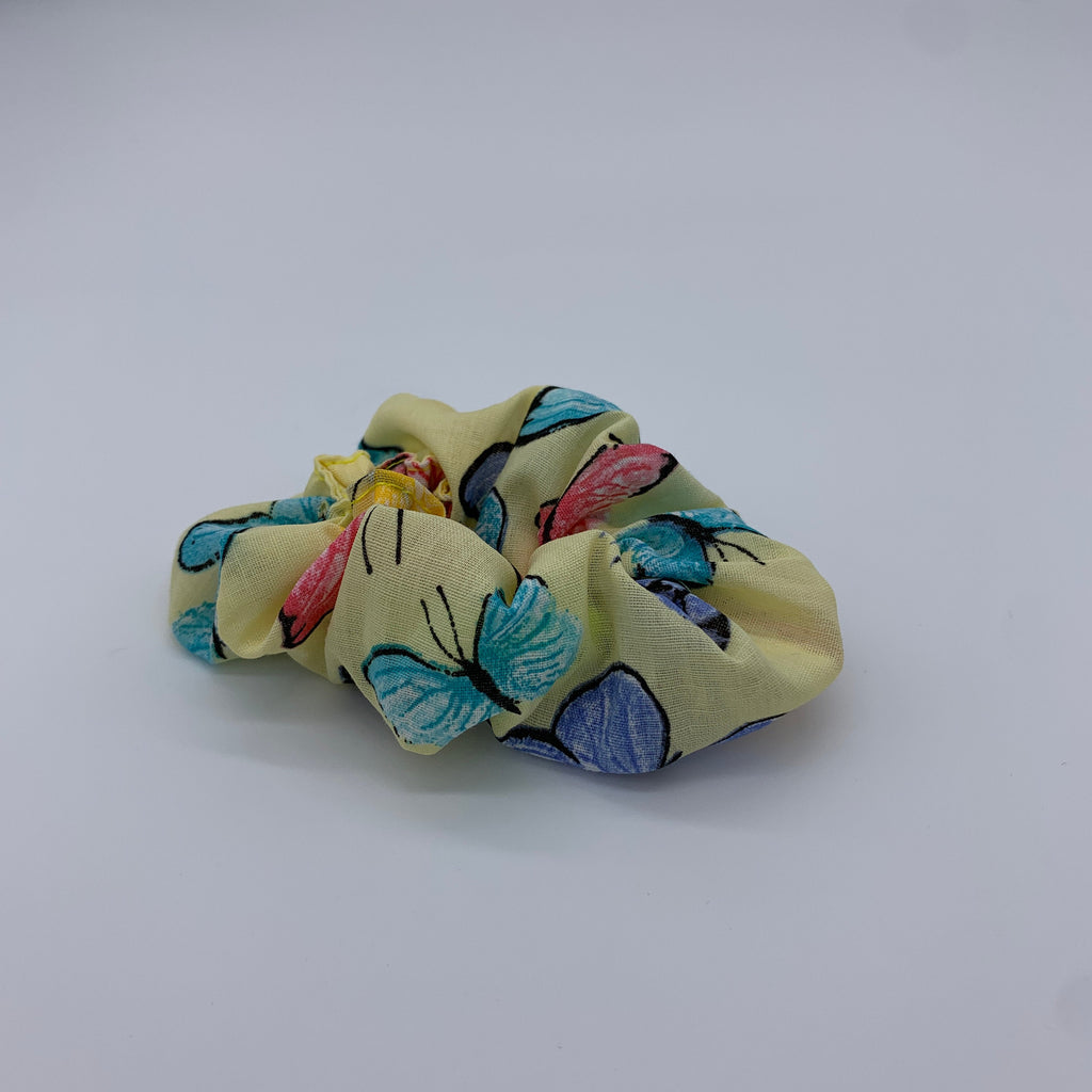 Butterfly Scrunchie - Yellow Butterfly Scrunchie