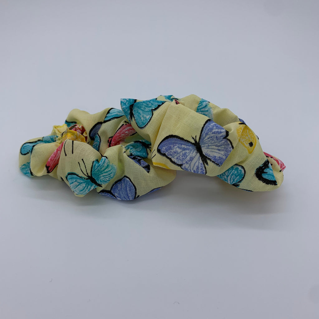 Butterfly Scrunchie - Yellow Butterfly Scrunchie