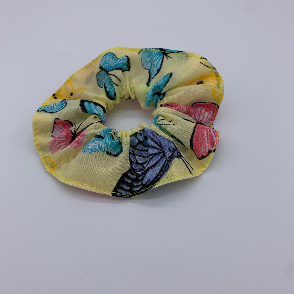 Butterfly Scrunchie - Yellow Butterfly Scrunchie