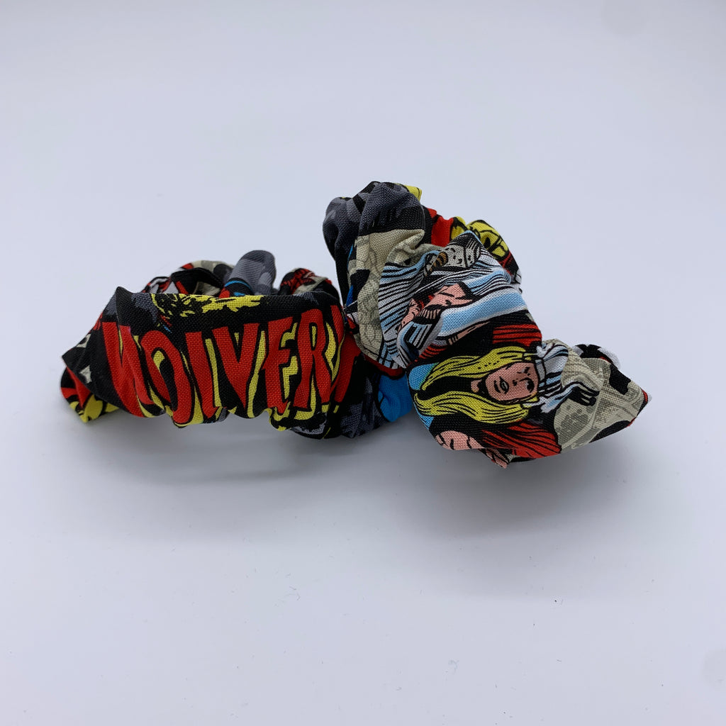 Avengers Scrunchie - Thor, Iron Man, Capatain America Scrunchie