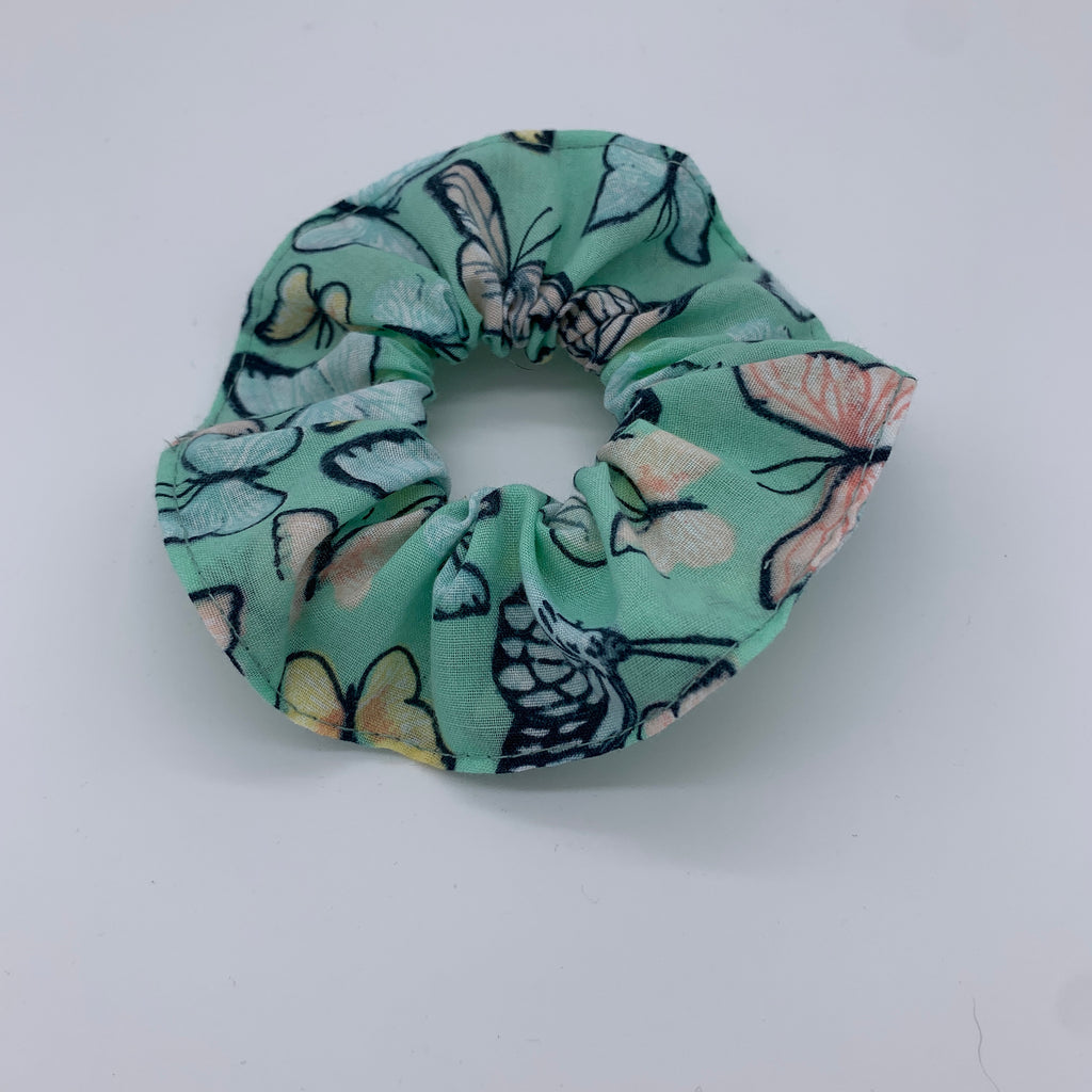 Butterfly Scrunchie - Green Butterfly Scrunchie