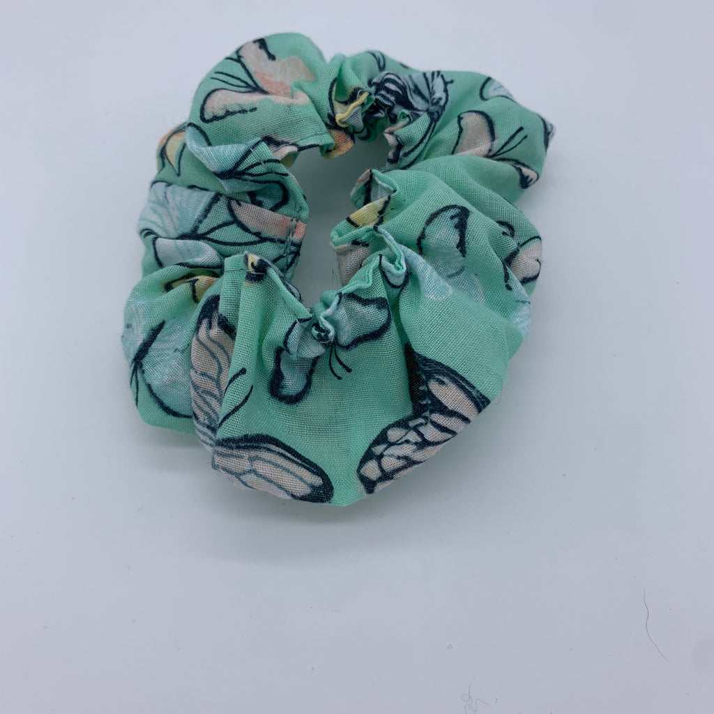 Butterfly Scrunchie - Green Butterfly Scrunchie