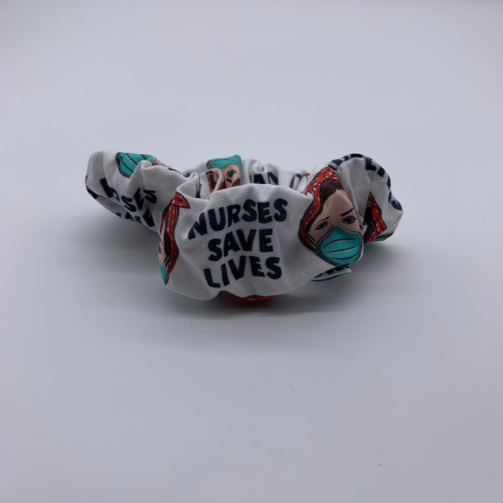 Nurses Save Lives Scrunchie - Nurse Scrunchies