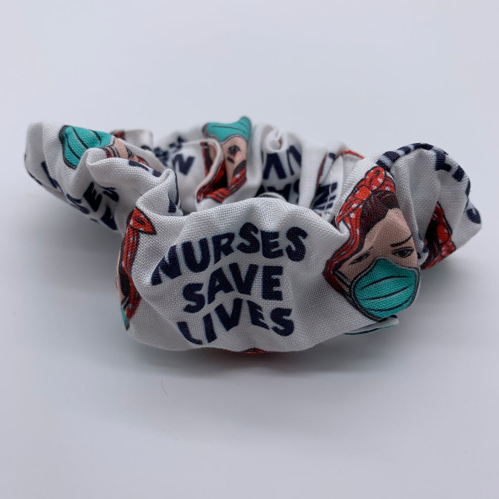 Nurses Save Lives Scrunchie - Nurse Scrunchies