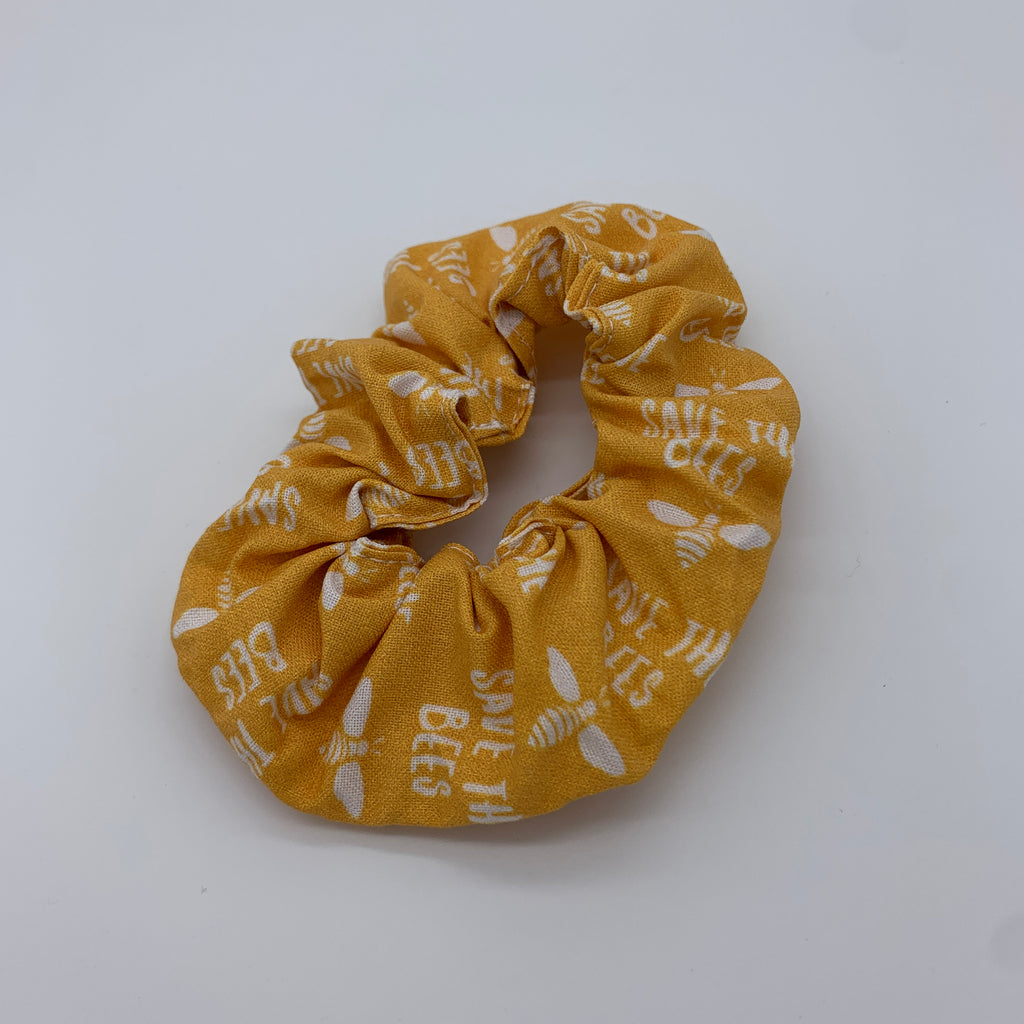 Save The Bees Scrunchie - Bumble Bee Scrunchie