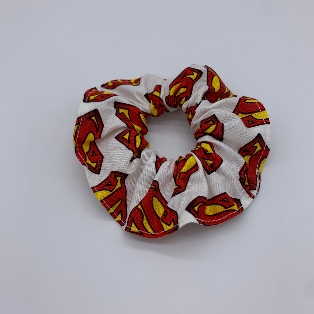 Superman Scrunchie - Clark Kent Scrunchie