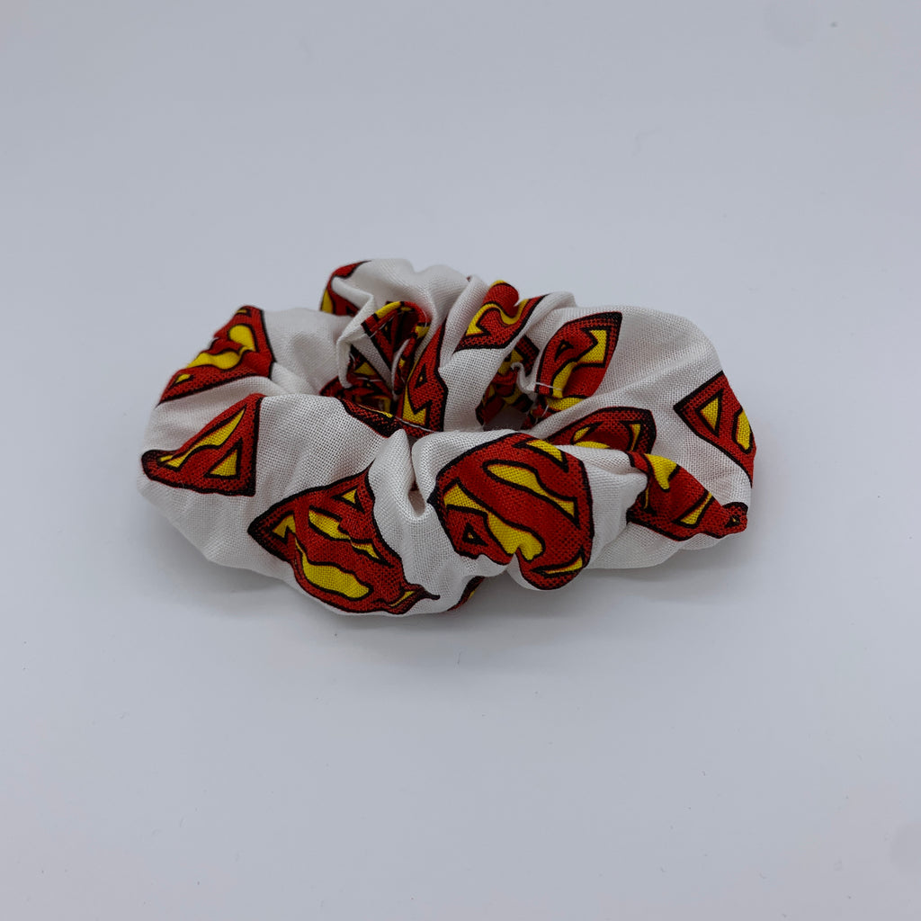 Superman Scrunchie - Clark Kent Scrunchie