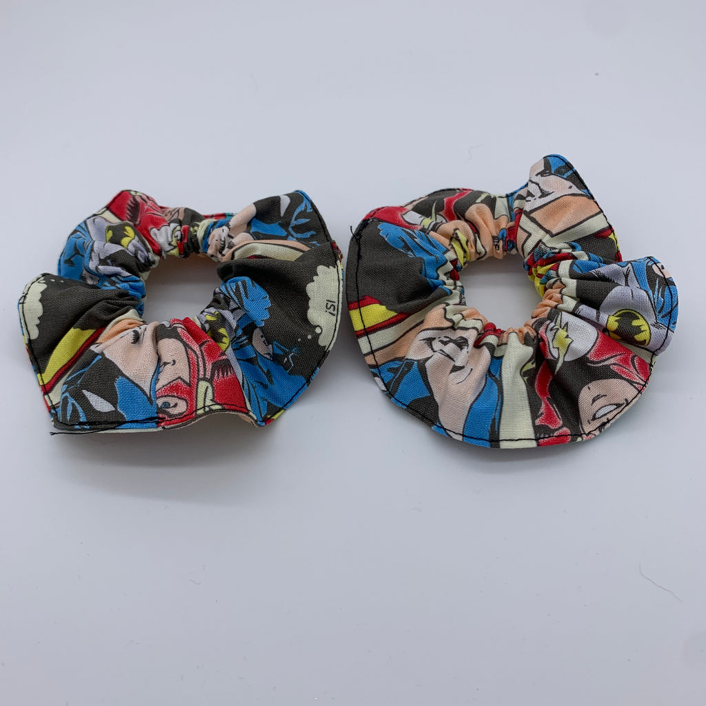 Justice League Scrunchie - Aquaman / The Flash / Batman Scrunchies