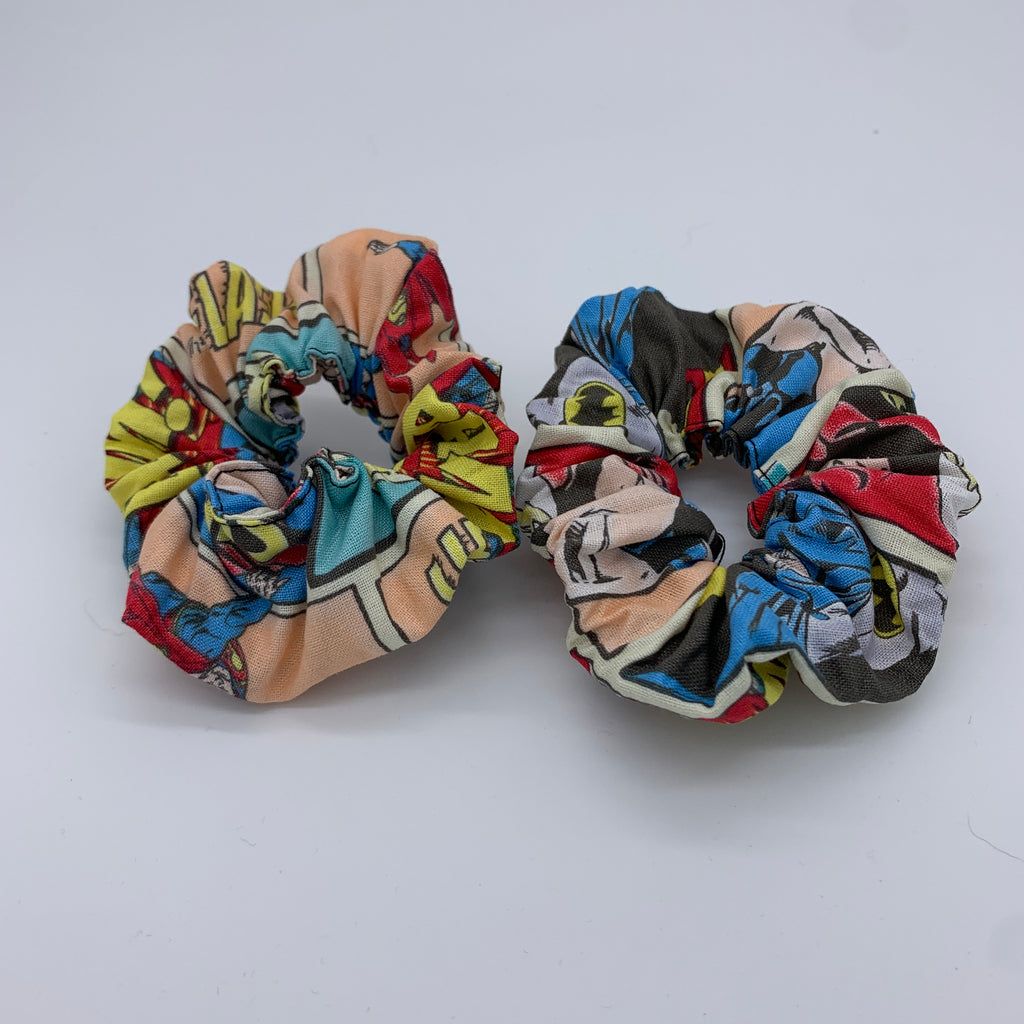 Justice League Scrunchie - Aquaman / The Flash / Batman Scrunchies