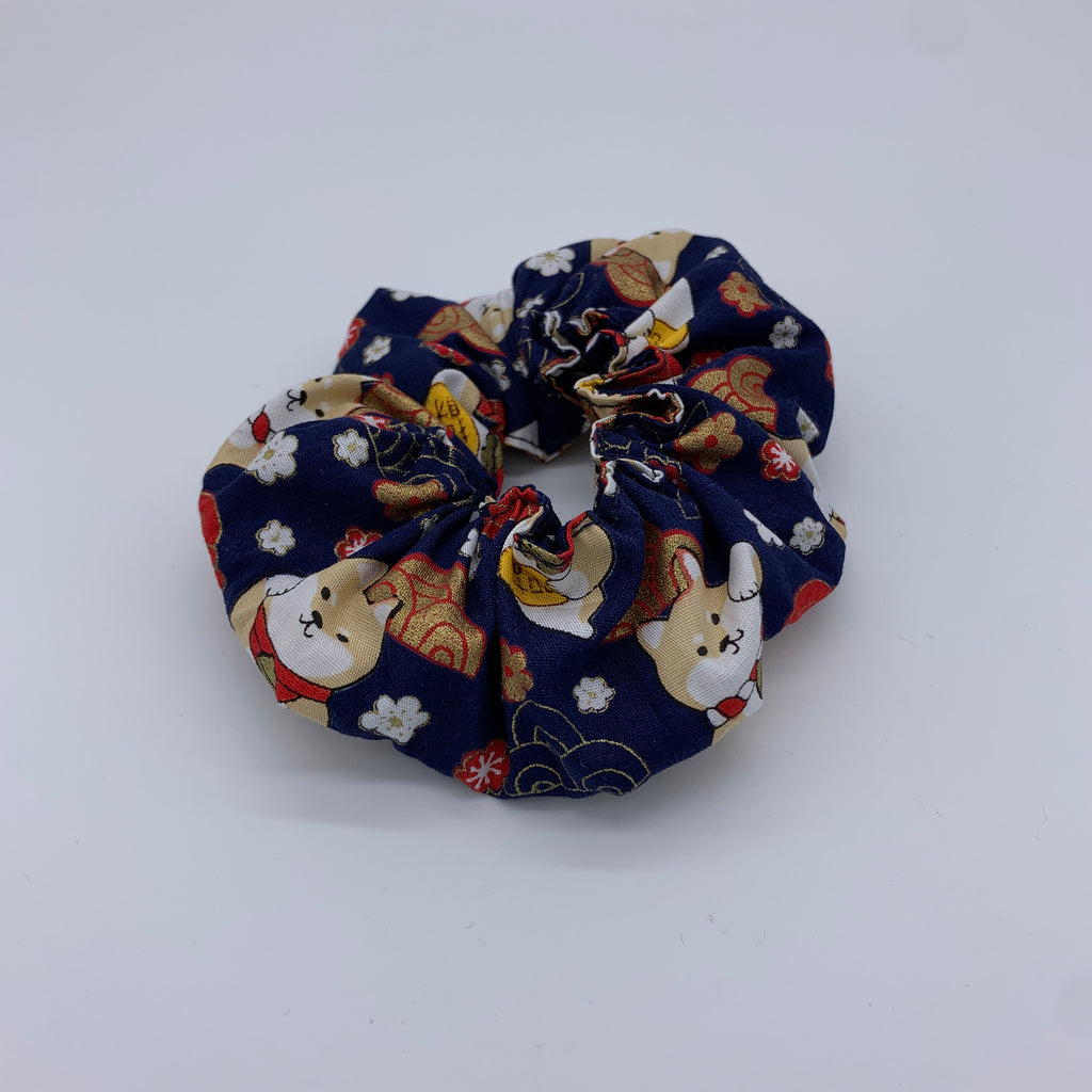 Puppy Dog Scrunchie - Shiba Inu Scrunchie