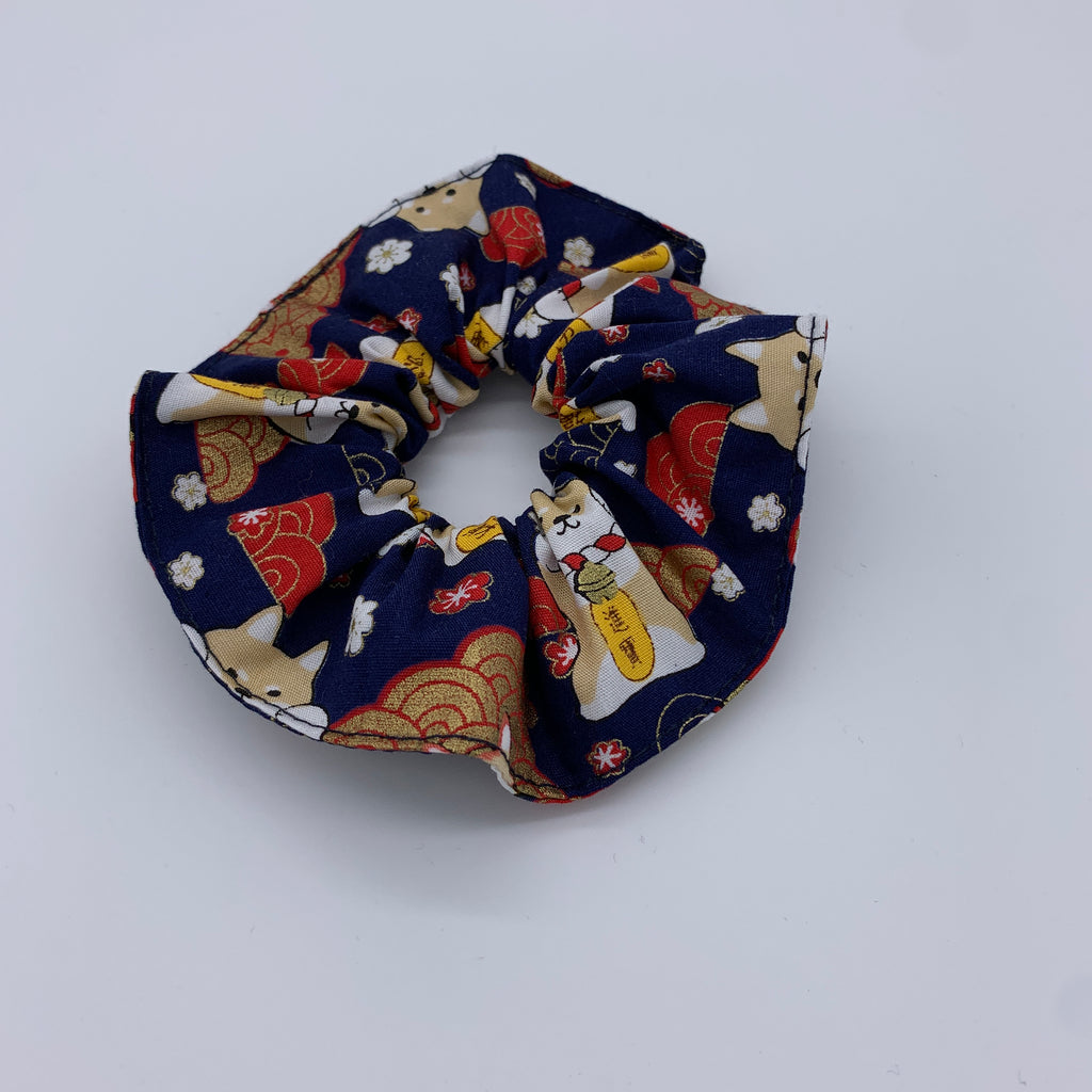 Puppy Dog Scrunchie - Shiba Inu Scrunchie