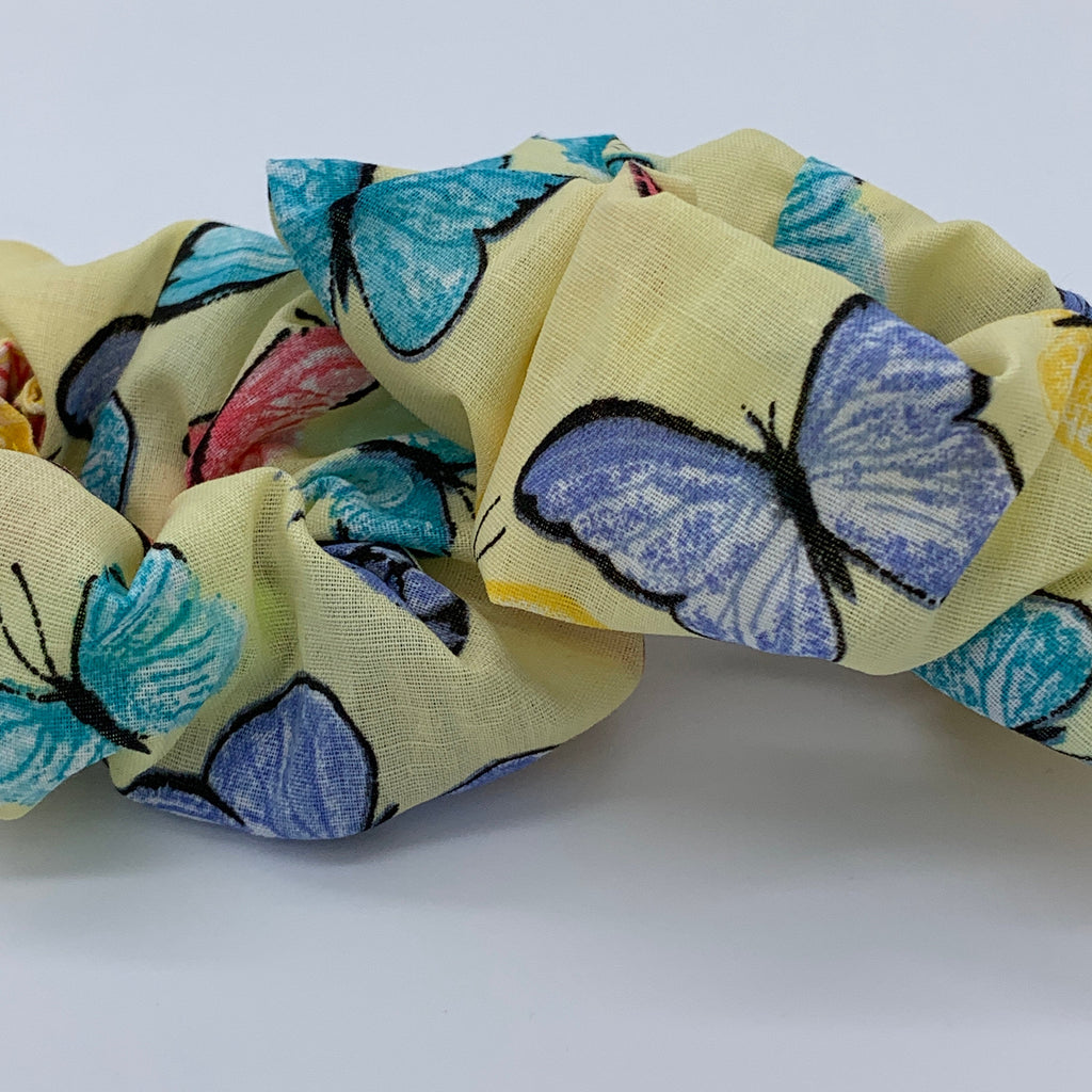 Butterfly Scrunchie - Yellow Butterfly Scrunchie