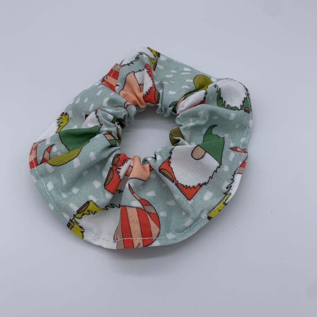 Christmas Gnomes Scrunchie - Christmas Scrunchies