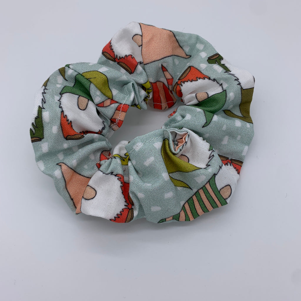 Christmas Gnomes Scrunchie - Christmas Scrunchies