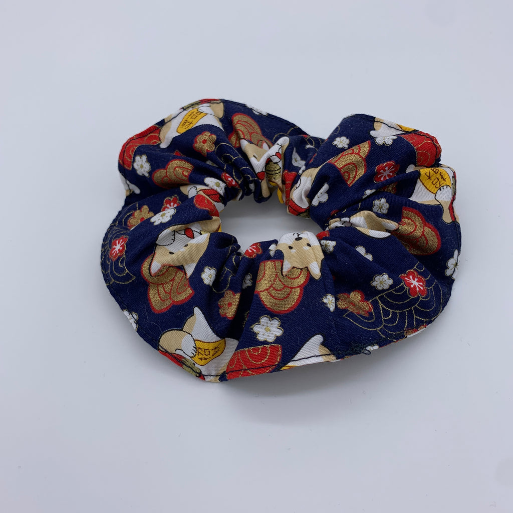 Puppy Dog Scrunchie - Shiba Inu Scrunchie