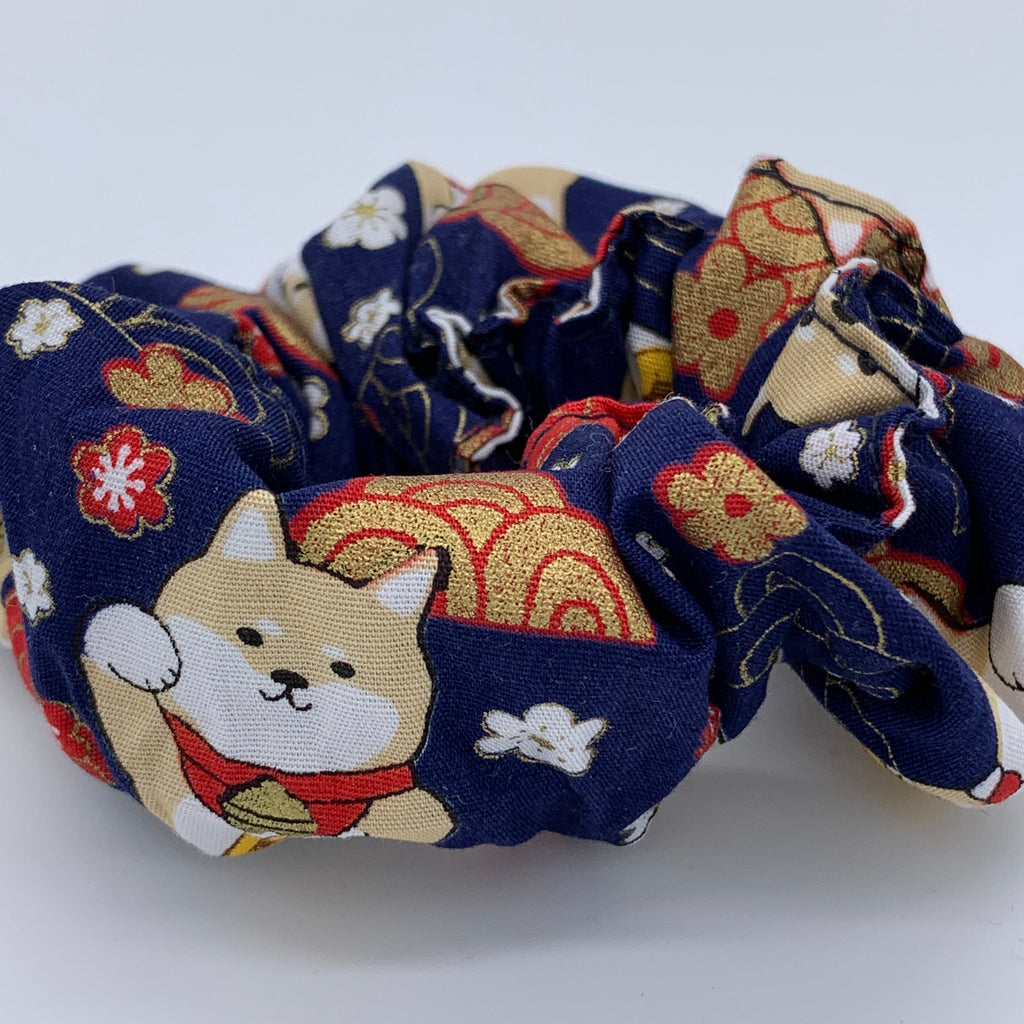 Puppy Dog Scrunchie - Shiba Inu Scrunchie