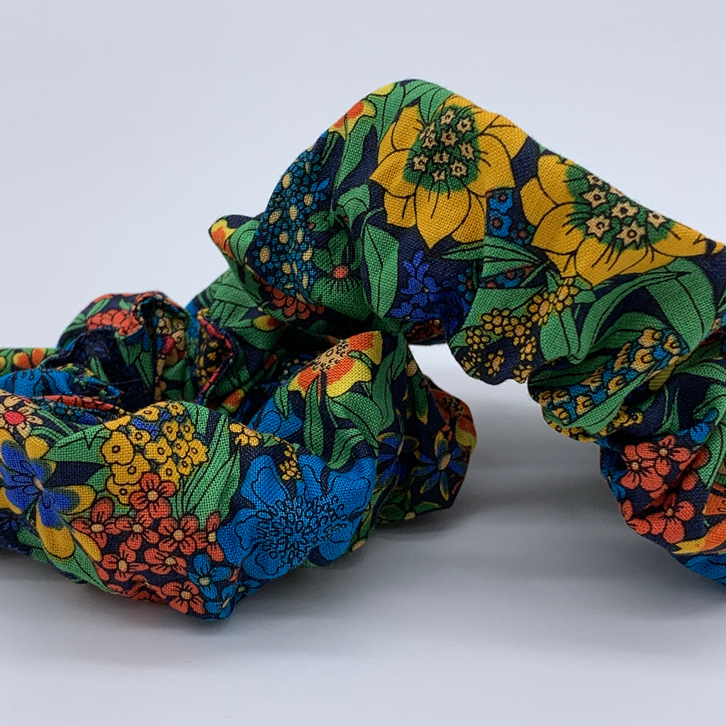 Floral Scrunchie - Hippie Scrunchies - Scrunchie