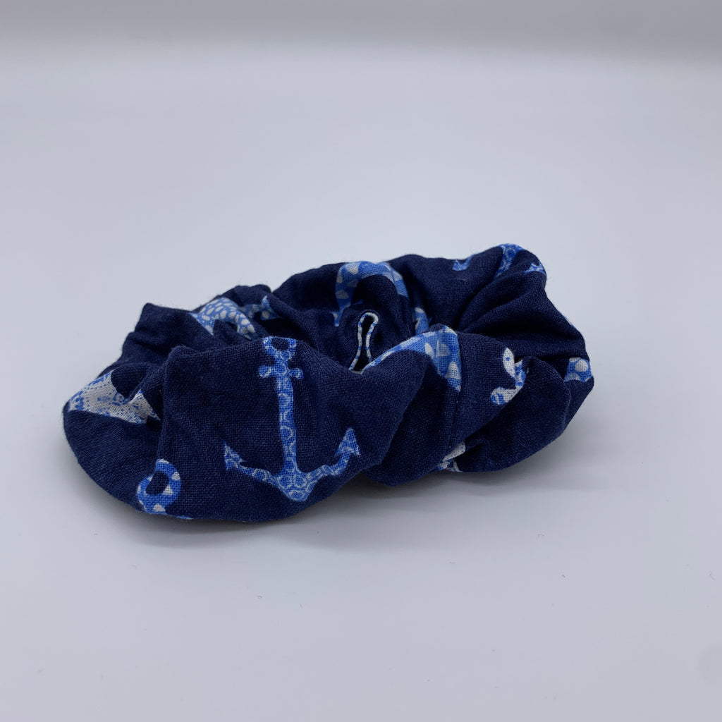 Anchors Scrunchie - 90s Fashion Scrunchie