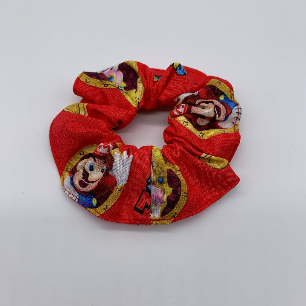 Super Mario Scrunchie - 90s Fashion Scrunchie