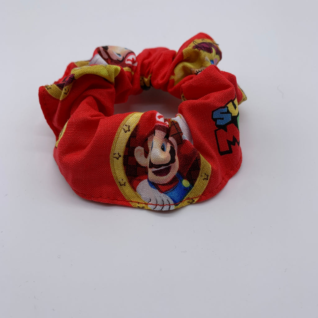 Super Mario Scrunchie - 90s Fashion Scrunchie