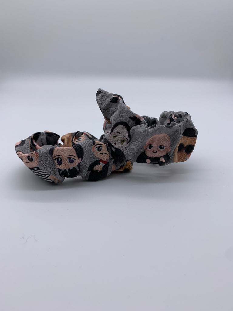 The Addams Family Scrunchie - Halloween Scrunchie