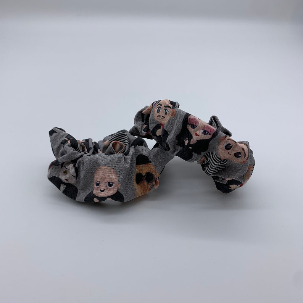 The Addams Family Scrunchie - Halloween Scrunchie