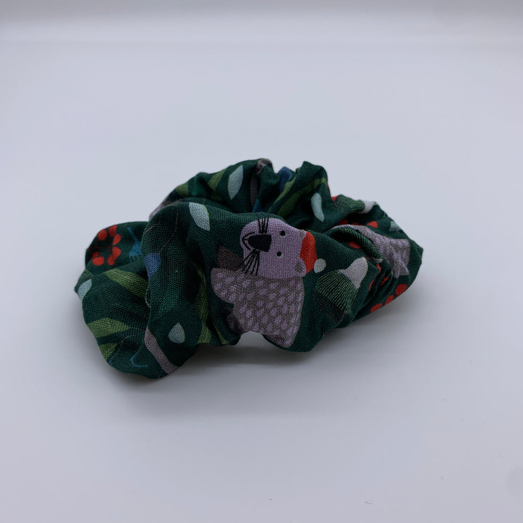 Wombat Scrunchie - Christmas Scrunchies - Aussie Animals Christmas Scrunchie