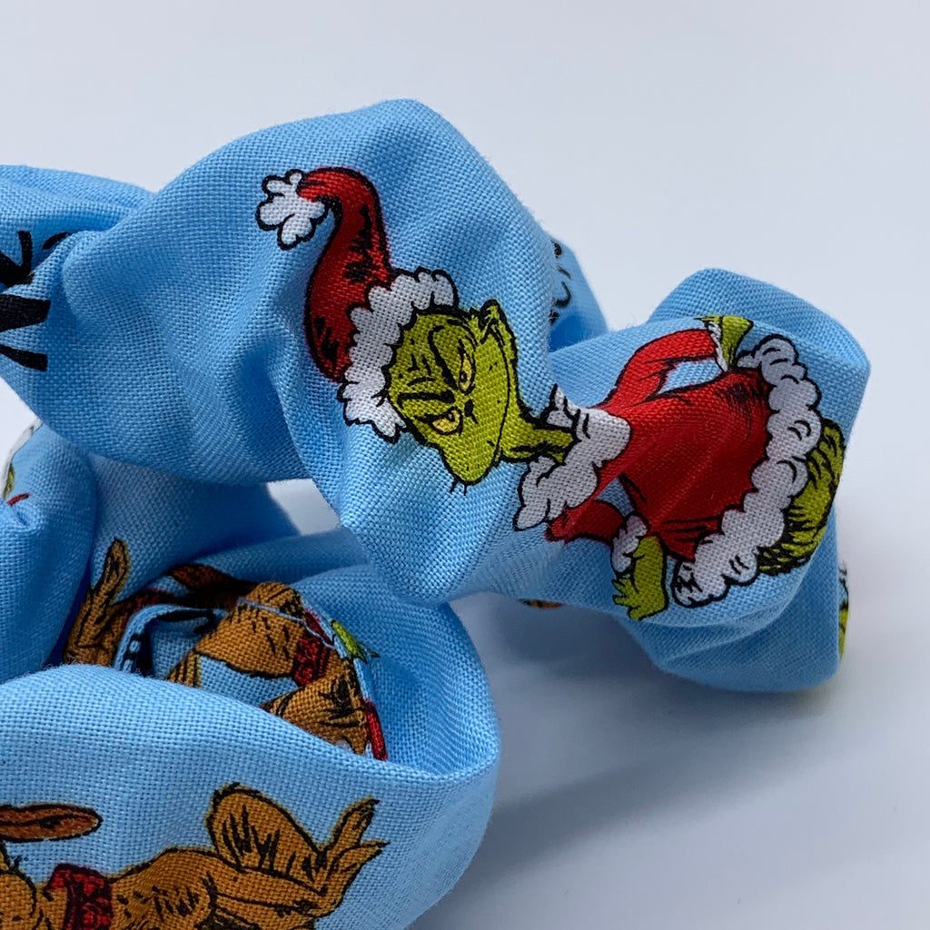 The Grinch Scrunchie - Christmas Scrunchies