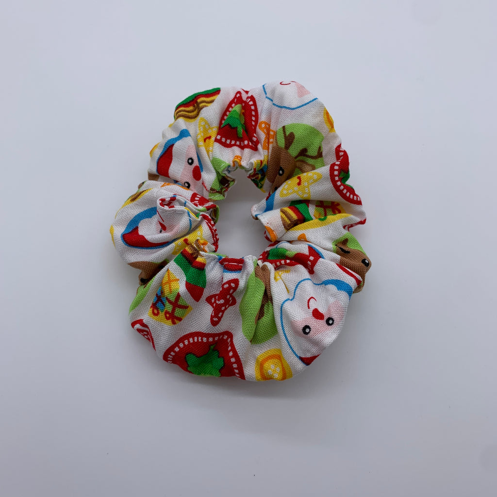 Christmas Baubles Scrunchie - Christmas Scrunchies