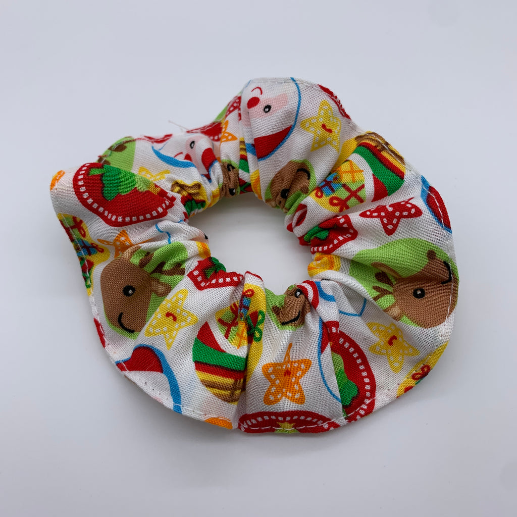 Christmas Baubles Scrunchie - Christmas Scrunchies