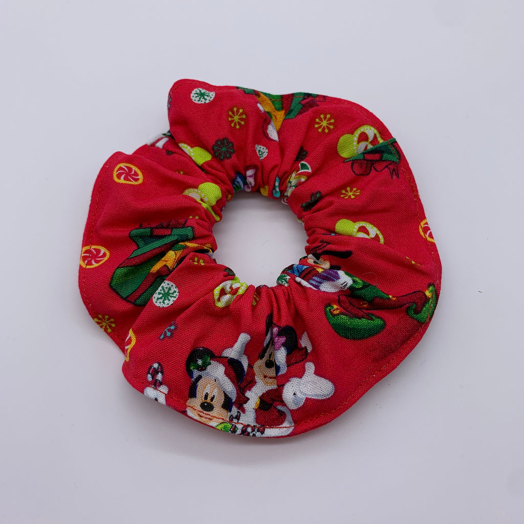 Mickey Christmas Scrunchie - Christmas Scrunchies