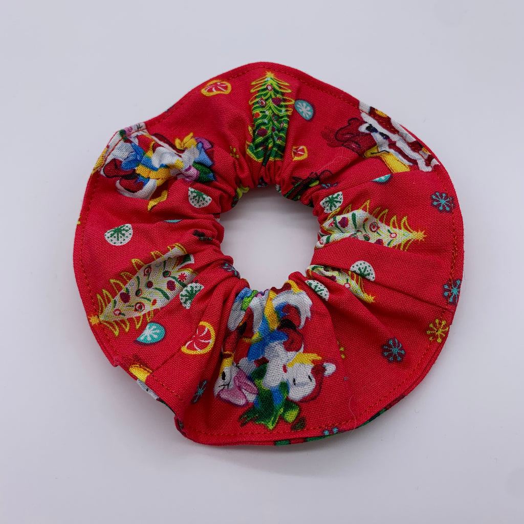 Mickey Christmas Scrunchie - Christmas Scrunchies