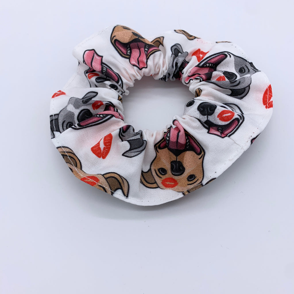 100% Kiss A Bull - Pitbull Scrunchie - Staffy Scrunchie