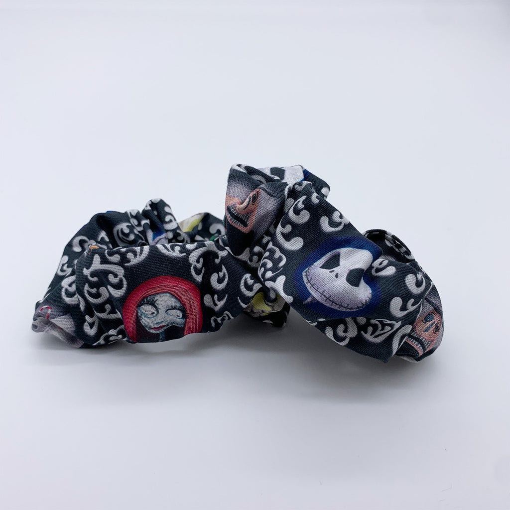 The Nightmare Before Christmas Scrunchie - Jack Skellington Scrunchies