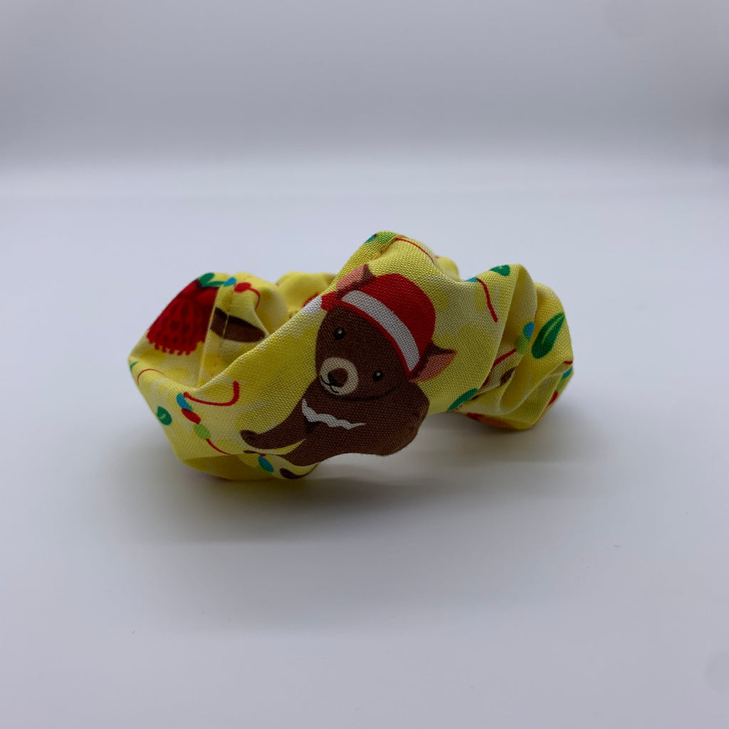 Tasmanian Devil Scrunchie - Christmas Scrunchies - Tassie Devil Scrunchie