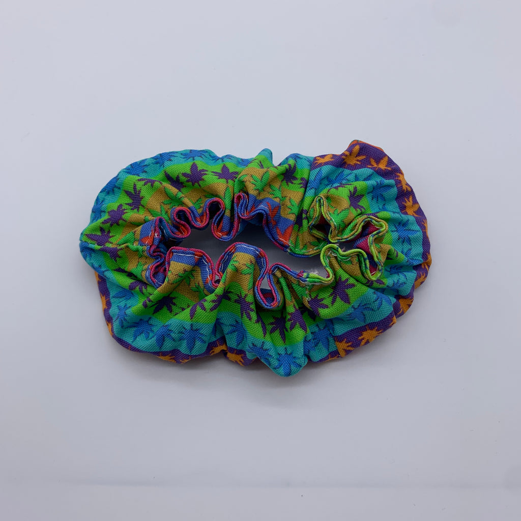 Weed Scrunchie - Marijuana Scrunchie - Cannabis Scrunchie