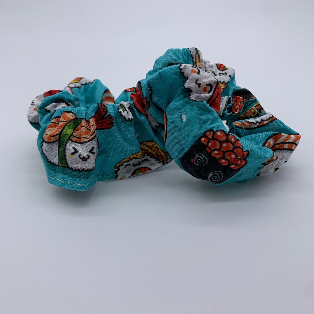 Sushi Scrunchie - Sushi Train Scrunchies - Kawaii Scrunchie