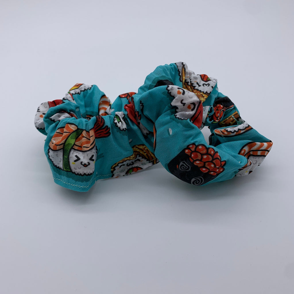 Sushi Scrunchie - Sushi Train Scrunchies - Kawaii Scrunchie