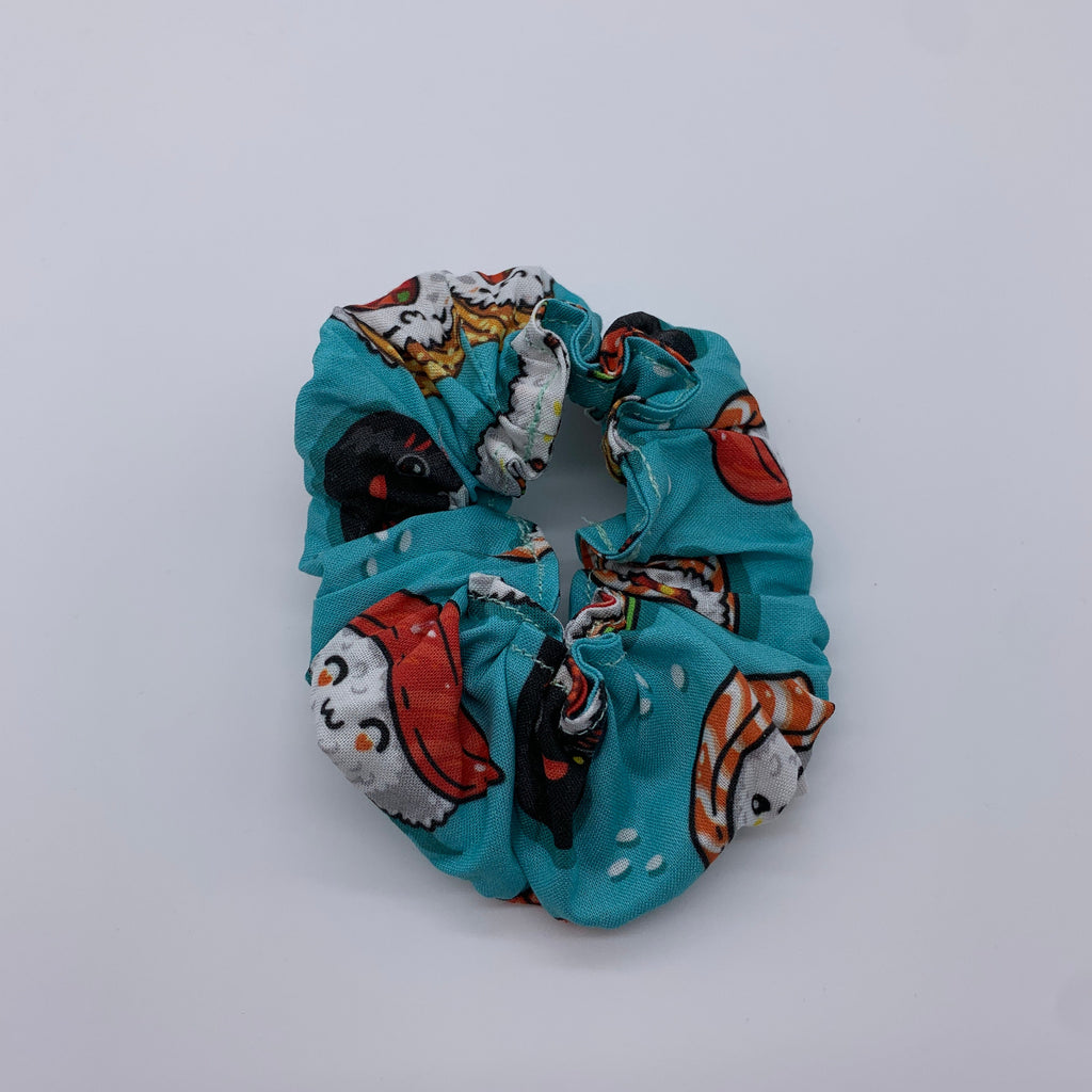 Sushi Scrunchie - Sushi Train Scrunchies - Kawaii Scrunchie