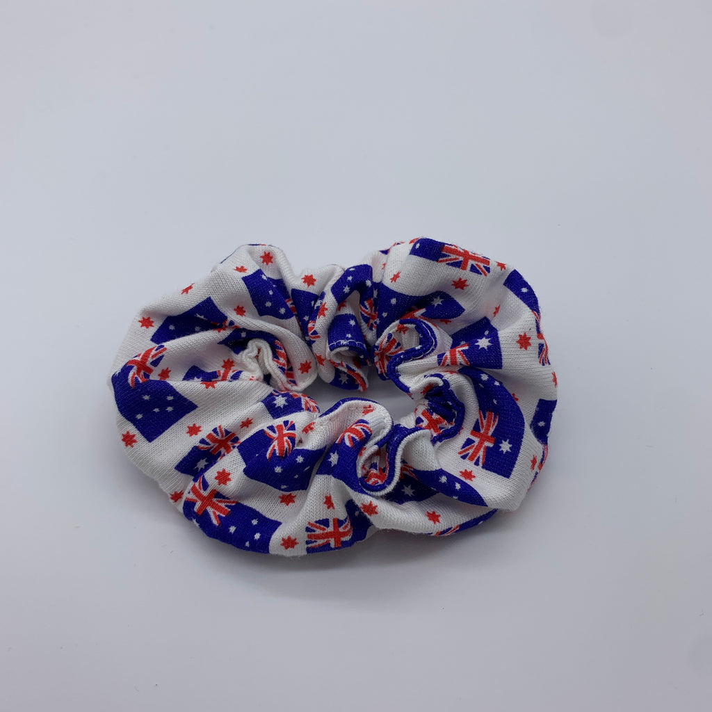 Australian Flag Scrunchie - Aussie Scrunchies - Australiana Scrunchie