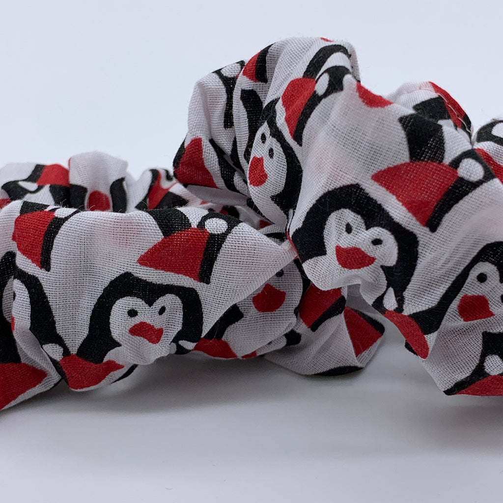 Penguin Scrunchie - Christmas Penguins Scrunchies