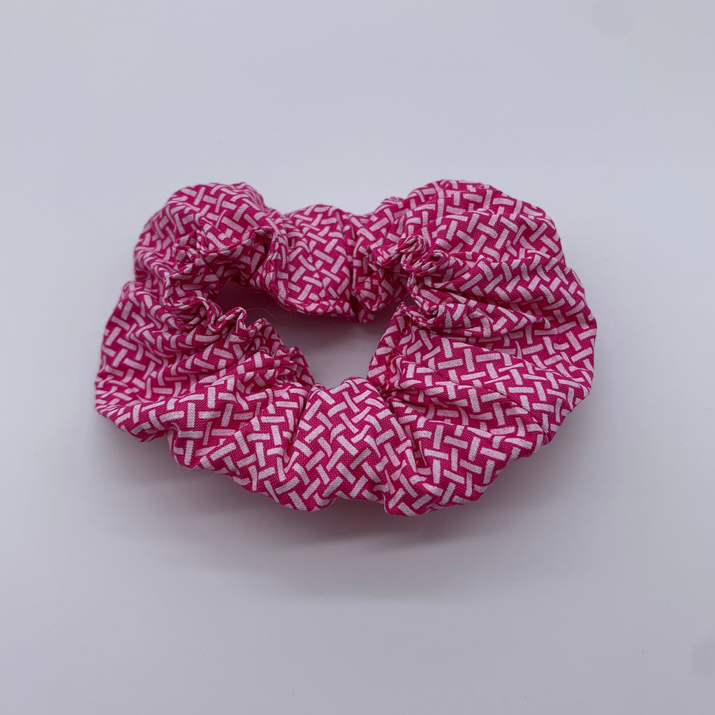 Pink Scrunchie - Bright Pink Scrunchies