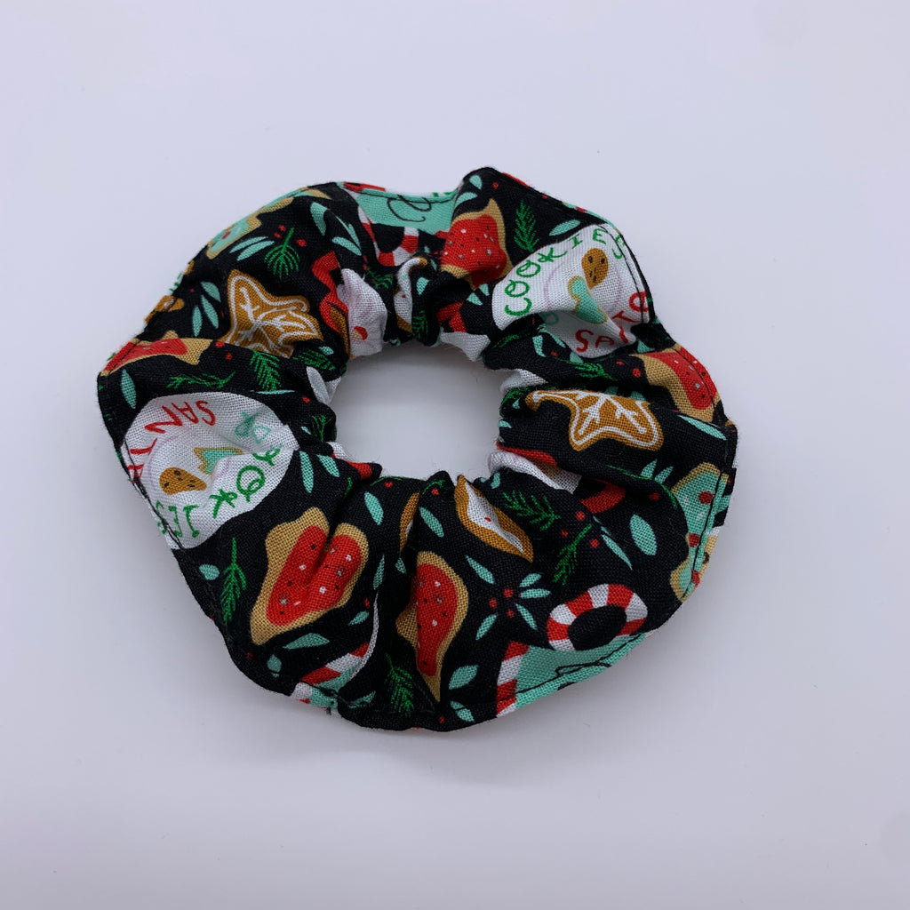 Christmas Cookies Scrunchie - Santa Claus Scrunchies